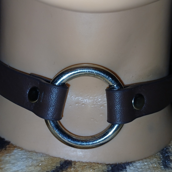 Vegan leather (faux) choker - Picture 2 of 4
